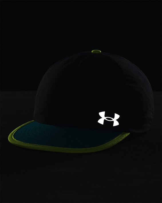 Men's UA Iso-Chill Launch Snapback Cap, Black, pdpMainDesktop image number 3